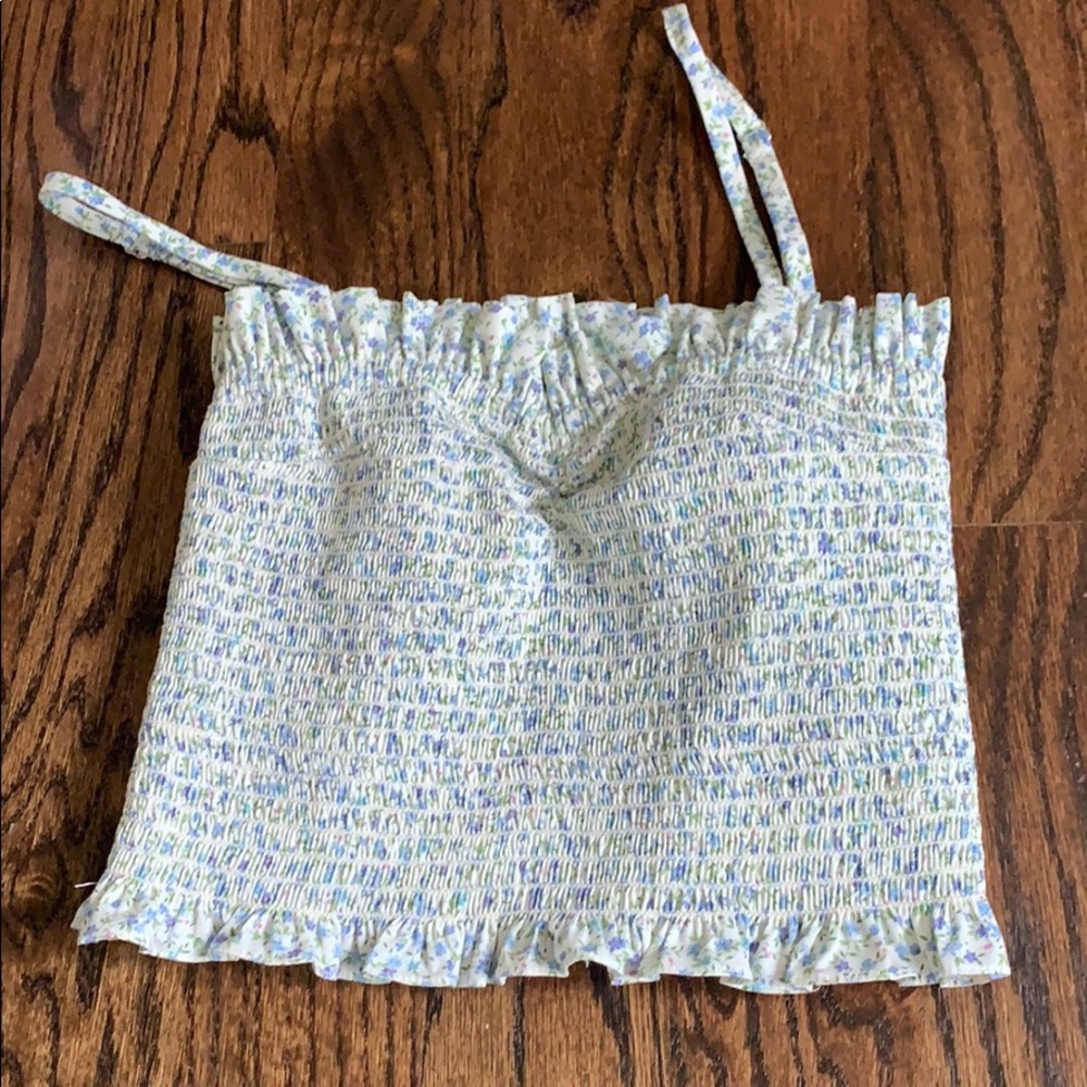 Flower crop top